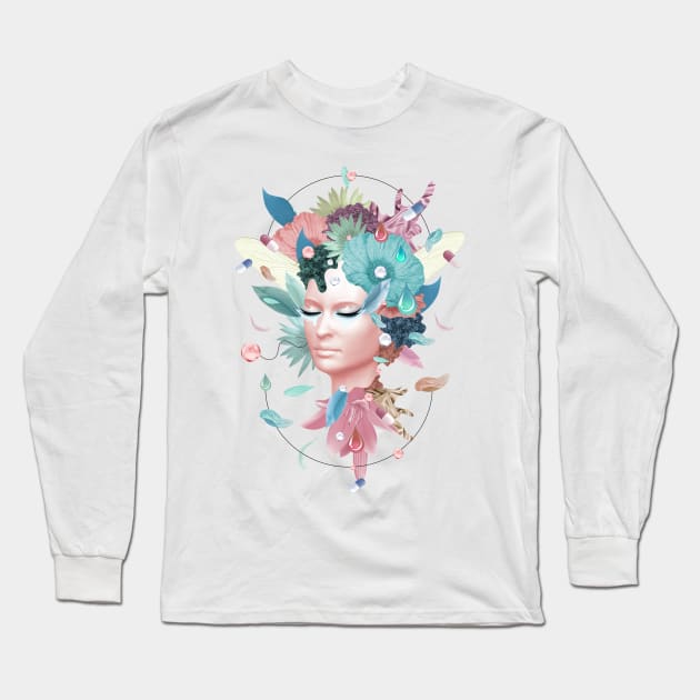 Zen Long Sleeve T-Shirt by VALENTINA BROSTEAN